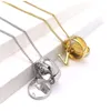 Modehänge halsband lyxiga halsband personlighet design smycken guld och sliver hög kvalitet