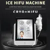 احترافية مضادة للتجاعيد رفع الوجه معدات التجميل الجليد ICE HIFU 62000 لقطات Cryo الموجات فوق الصوتي