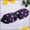 Party Favor 3D Sleep Mask Party Favor Leopard Print Stereo Shading Eye Portable Blindfold Travel Eyetools Drop Delivery 2022 Home Ga Dhi1Y