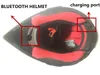 Motorcycle Helmets T2 Moto Bluetooth Wireless Noise Cancel Helmet Headset Hands Free Bt V4.2 Intercom Handsfree With Microphonefor