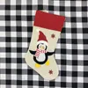 Weihnachtsschmuck Strümpfe Socken mit Weihnachtsmann Weihnachten schöne Tasche für Kinder Süßigkeiten Geschenk Kamin Weihnachtsbaum Dekoration RRA211