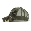 Top Caps Kamuflaj Beyzbol Kapağı Kadın Erkekler Açık Taktik Askeri Ordu Baba Kamyoncu Camo Jungle Yürüyüş Şapkası Casquette Hats