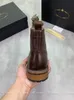 2023 Boots Men Designer Winter Fashion Martin Boots Luxurys Brown Black Classic Muds Dress Casual обувь