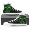 Kleid Skull Element High Top Canvas New Street Fashion Herren Freizeitschuhe Print