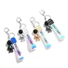 Keychains Lanyards 패션 우주 비행사 우주 로봇 우주인 키 체인 키 링 펜던트 금속 키 체인 홀더 남녀 선물 액세서리 DHC01