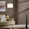 Floor Lamps Modern Black LED Lamp Villa El Home Living Room Reading Decor Lighting Standing Light Suspension FA117