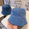 Классическая модная дизайнерская шляпа вымыла ковбойский рыбак для мужчин и женский отдых солнцезащитный крем для солнцезащитного крема