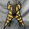 Custom Zakk W Audio Odin Grail ELECTRIC GUITAR with Viking Totem bullseye and runes fret markers