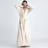 Vêtements de sommeil pour femmes robe Kimono Bathrobe Lovers Sexy Nightwear épais chaud Men d'hiver HOMMES DES VOSS