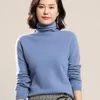 Dames truien kasjmier gebreide trui dames pullovers lange mouw coltruien warme top mode vrouwelijke zachte jumper6 kleuren s-xxl