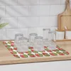 Table Mats Summer Fruit Watermelon Dish Drying Mat For Kitchen Counter Sink Quick Drain Fashion Printed Home Placemat