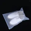 Bolsas de armazenamento 500pcs fosco plástico transparente self self selftable package saco roupas sapatos de cama diariamente mercearia