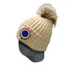 Vinter varm stickad hattar designer woobies beanie cap f￶r man kvinna 11 f￤rger med dammv￤ska