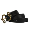 Cinture da uomo Designer Snakehead Pin Buckle Cintura da donna con marchio in rilievo Fashion Business Casual Waistband