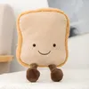 Doux Dessin Animé Figure Bretzel Crossant Toast Pain Poupée En Peluche Alimentaire Jouet En Peluche Baguette Pocher Oeuf Décor Poupée Pour Fille Enfant Anniversaire D40