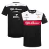 Herr t-shirts formel 1 racing alpha romeo f1 team orlen t-shirt sommar utomhus bekv￤m snabb torkning kort ￤rm manlig sport