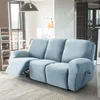 Stolskydd 1 2 3 -sits återfyllning soffa täcker elastisk split allinclusive relax soffa slipcover sammet lounge fåtöljer med sidopockan 221026