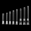 Verre Down Str￨me Diffuseur 2 "￠ 6" Accessoires de fumer 14 mm 18 mm Low haut profil m￢le adaptateur de tige du bas pour le tuyau de bang en verre