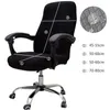 Chair Covers 2X Anti-Dirty Rotating Stretch Office Computer Desk Seat Cover Waterproof Elastic Slipcovers L