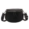 Waist Bags Summer Female Belt Bag Fashion Leather Semicircle Saddle Pack Woman Crossbody Chest Designer Purse