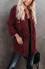 女性用ジャケットZOCTUOカーディガンレディースソリッドシングル胸肉コート長い冬のスタイリッシュなファッションアウタートップ