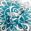 Casos de lã aconchegantes de 2pcs de travesseiro de 2pcs para a cama de sofá -za decoração teal cinza Dahlia Floral Medallion Compass Mandala Style