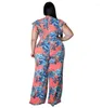 Pants Big Beautiful Women Jumpsuit Female Summer Streetwear Casual Rompers Loose Overalls Bandage Plus Size Jumpsuits