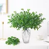 Decorative Flowers Artificial Eucalyptus Branch Realistic Faux Stem Plant For Home Decor Large Tropical Plantas Artificiais