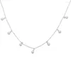 Ras du cou 2022 marque classique 7 pièces perles pendentif colliers pour femmes Simple tenue quotidienne blanc rond perles d'eau douce bijoux cadeaux