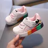 Baby White Casual Shoes For Boy Girl Brand Children Sneaker Kids Sports Shoes Toddler Walking Shoes 0-3 Year