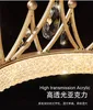 Modern Crown Crystal Pendant Lamps American Luxury Shining Pendant Lights Fixtur