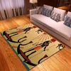 Carpets Ancient Egypt 3D Printing Carpet Living Room Home Egyptian Decor Water Absorption Bathroom Mat Large Bedside Rugs