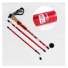 Wandelende palen wandelen trackingsticks voor Nordic Walking Scandinavisch vouwen de oudere alpenstocks Canes Bastones tips ED01