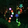 Strings pendurados LED LED PISCOLANTE SOLAR SOLAR SOLAR COLORFIDO BORREFLY LONA Lâmpada de carroceria ao ar livre à prova d'água para decoração de férias de jardim