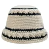 ビーニー/スカルキャップ女性編み物バケツ帽子ハラジュクバケツハット釣り屋外パナマヒップホップキャップ夏の女性スプリングハットT2210202020