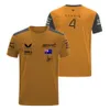 Männer T-shirts Sommer F1 Team Mclaren Mcl36 Zuschauer T-shirt Weibliche Kurzarm Outdoor Extreme