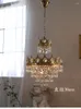 الثريات السقف الكريستال الثريا في العصور الوسطى ديكور غرفة المعيشة مطعم El Golden LED Crown