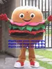 Brown Hamburger Bread Mascot Costume Mascotte Burger Bun HAM Panettone Ciabatta Adult Cartoon Character Outfit Suit Company Activity Highs Qualitys No.643