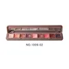 Lidschatten 9-Farben-Tastatur-Palette Perlen-Pailletten Erdfarbe Bühnen-Make-up Studentin Neun-Farben-Fingerspitze