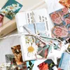 Gift Wrap 46 Pcs/box Retro Fresh Flowers Hand Account Decoration Sticker DIY Diary Scrapbooking