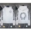 Erkek moda lüks sweatshirts marka ch tasarımcıları hoodies sanskrit süveter fermuar kapüşonlu çapraz kazak hoodie sıradan erkekler kadınlar toplar ceket sweatshirt ceket