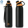 Wasserflaschen FEIJIAN LKG Thermos Doppelwandige Vakuumflasche mit Magnetdeckel Outdoor-Sportflasche Edelstahl Thermobecher Auslaufsicher 221025