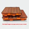 Accessoires de pêche boîte de rangement d'appâts de grande capacité Double couche Portable multi-grille matériel 221025