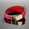 Fashion Classic Leather Armband Armband Dubbelskikt Crisscross Plain Men For Women rostfria armband 10 F￤rger Anniversary Present Holiday Ornament