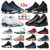 Playoffs 13 French Blue 13s Basketball Shoes Diablo Obsidian Brave Blue Singles Day Houndstooth Atmosphere Grey Black Cat Court Purple With Box Men Women Shoe