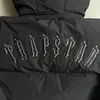 Women's trapstar down jacket winter warm short hoodie duck down hat detachable London hip-hop rap street embroidery new style