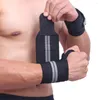 Wrist Support 1 Piece Adjustable Wristband Elastic Wraps Bandages For Weightlifting Powerlifting Breathable Gym Fitness