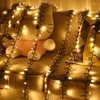 Strings Outdoor Firecrackers String Light 30M 1500 LED Twinkle Cluster Fairy Christmas Garland For Garden Tree Patio Decor