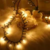 Str￤ngar 30m 1500Led Firecrackers String Light Twinkle Cluster Fairy Plug i fyrverkerier Julkrans f￶r tr￤dinredning