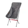 Camp Furniture Outdoor 7075 Aviation Aluminium Klaverkoel met hoge maan draagbare camping vissen vrij